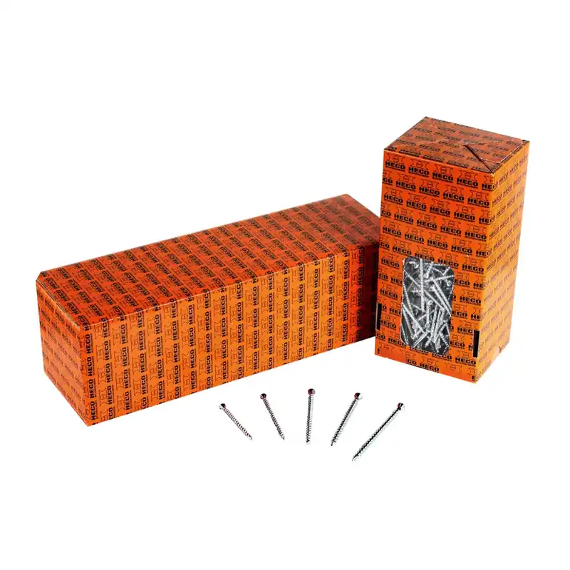 Markenprodukt HECO UNIX-top Dielenschraube 3,5 x 60 mm 1500 Stk. Torx T-10 Linsensenkkopf Vollgewinde verzinkt A2K ( 3x 46501 )