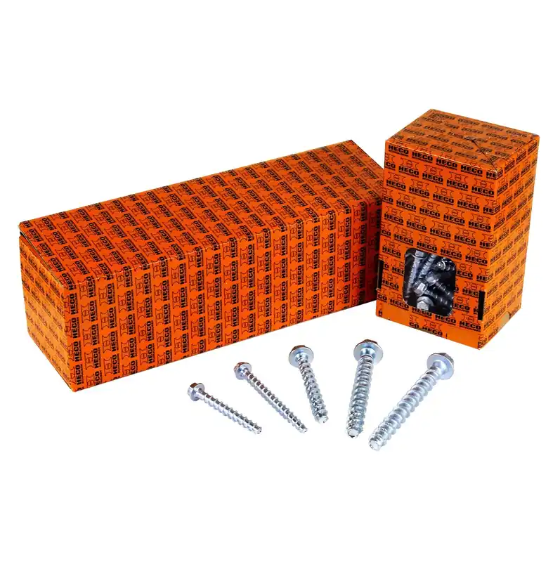 Rabatt HECO MULTI-MONTI-plus SS Betonschraube 7,5 x 60 mm 100 Stk. SW 10 Sechskantkopf verzinkt A2K ( 2x 48393 )