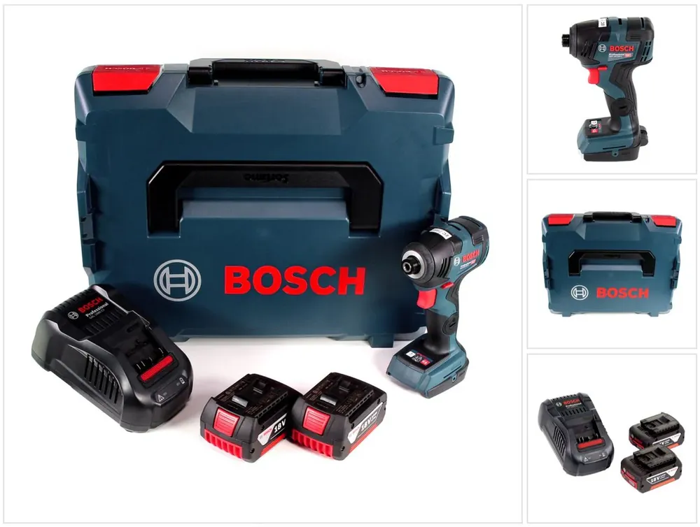 Rabatt Bosch GDR 18 V-200 C Akku Drehschlagschrauber 18 V 1/4" in L-Boxx + 2 x 3,0 Ah Akku + Ladegerät