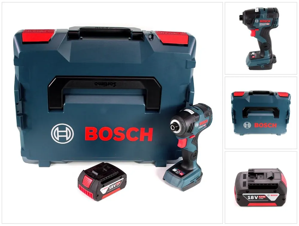 Nur Heute Bosch GDR 18 V-200 C Akku Drehschlagschrauber 18 V 1/4" in L-Boxx + 1 x 6,0 Ah Akku - ohne Ladegerät