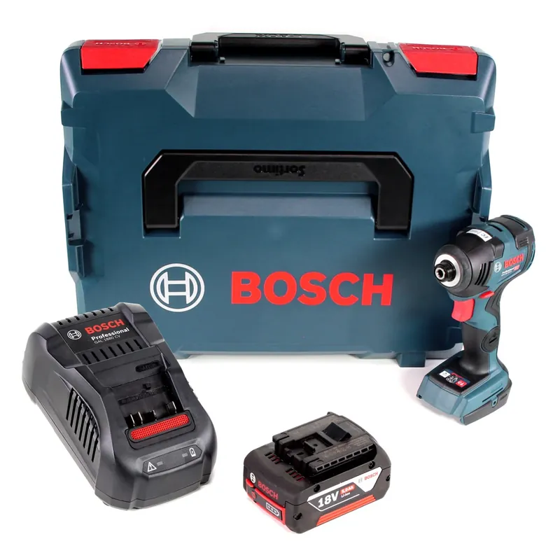 Bosch GDR 18 V-200 C Akku Drehschlagschrauber 18 V 1/4" in L-Boxx + 1 x 5,0 Ah Akku + Ladegerät Heißes Angebot