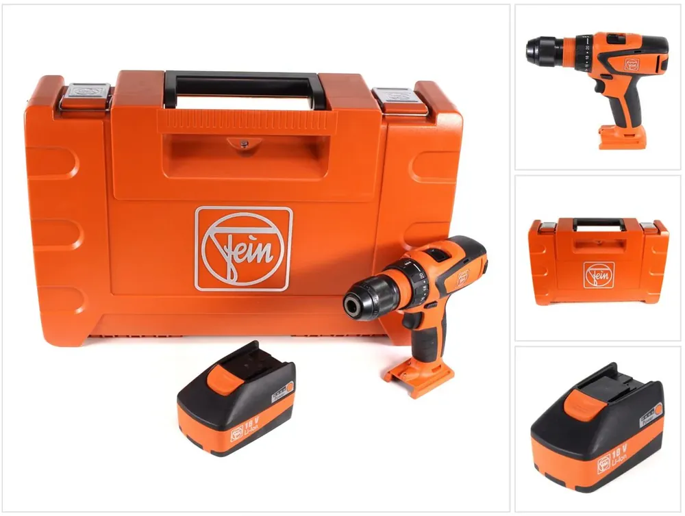 FEIN ASCM 18 QSW Akku Bohrschrauber 18 V Brushless im Koffer + 1 x 5,0 Ah Akku - ohne Ladegerät Must-Have