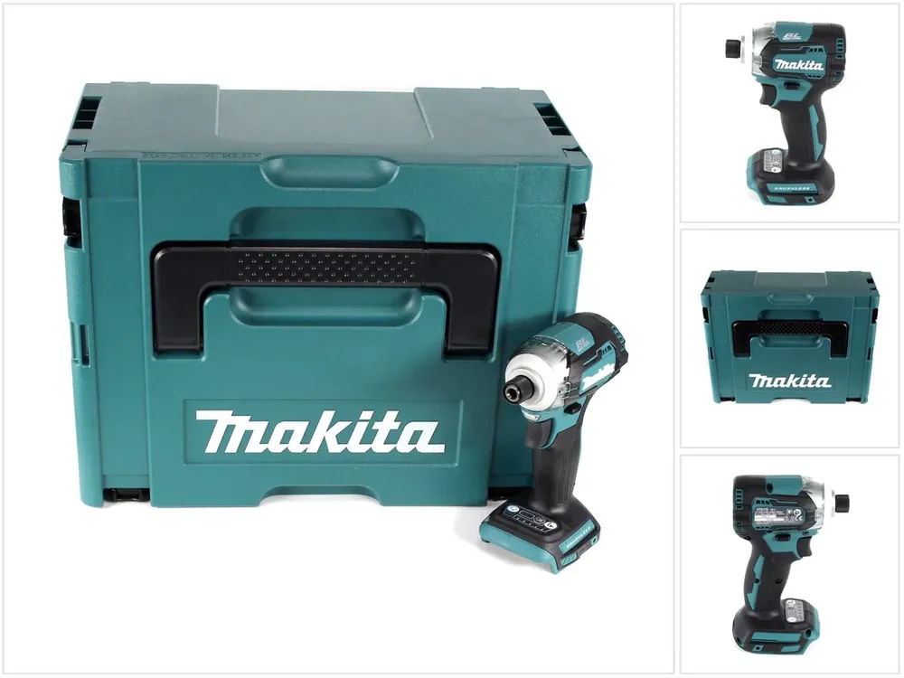 Makita DTD 170 ZJ Akku Schlagschrauber 18V 175Nm Brushless Solo + Makpac - ohne Akku, ohne Ladegerät Jetzt Kaufen