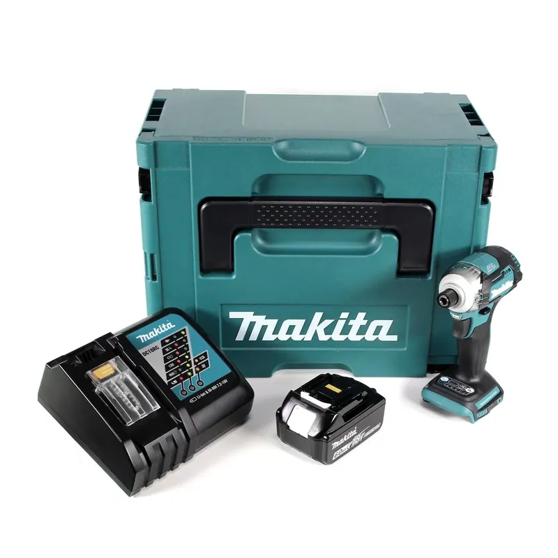 Makita DTD 170 RG1J Akku Schlagschrauber 1/4" 18 V Brushless Li-Ion mit 1x 6,0 Ah Akku und Ladegerät im MakPac Ausverkauf