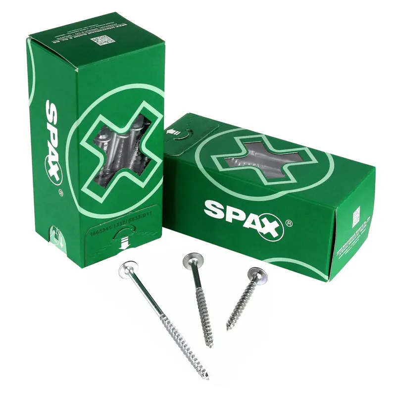 Solange Der Vorrat Reicht SPAX HI.FORCE Tellerkopfschraube 8,0 x 240 mm 50 Stk. ( 0251010802405 ) Teilgewinde Torx T-STAR plus T40 4CUT WIROX