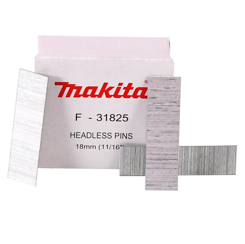 Wochenendangebot Makita Stifte Pins 18 x 0,6 mm 10000 Stück ( F-31825 ) für Akku Pintacker DPT351 / DPT353