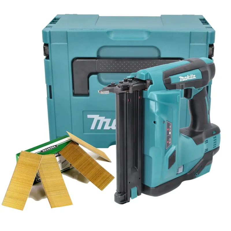 Makita DBN 500 ZJ Akku Stauchkopfnagler 18 V 15-50 mm + Stauchkopfnägel 50 mm 20000 Stück + Makpac - ohne Akku, ohne Ladegerät Heißes Angebot