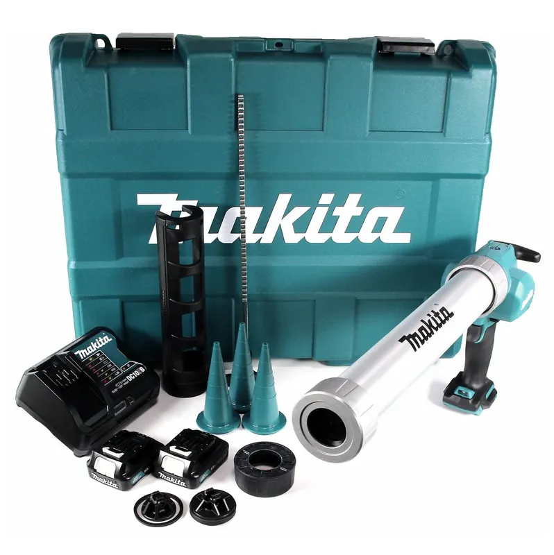Direktkauf Makita CG 100 DSYEX Akku Kartuschenpistole mit 2x 1,5 Ah Akku und Ladegerät in Koffer für 310 ml Kartuschen und 600 ml Schlauchbeutel