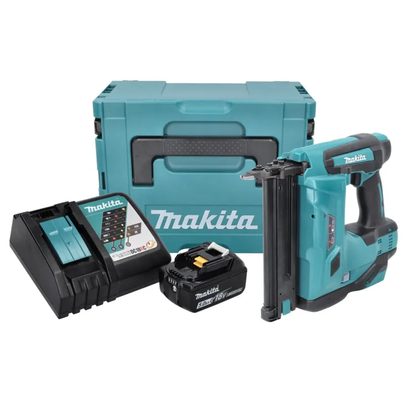 Online Kaufen Makita DBN 500 RT1J Akku Stauchkopfnagler 18 V 15-50 mm + 1x Akku 5,0 Ah + Ladegerät + Makpac