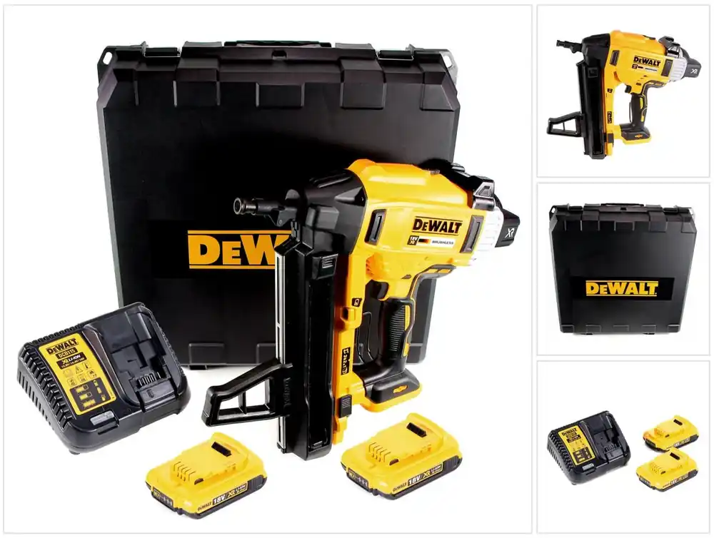 DeWalt DCN 890 D2 Akku Nagler 18 V Li-Ion Brushless im Koffer + 2 x 2,0 Ah Akku + Ladegerät Top-Angebot