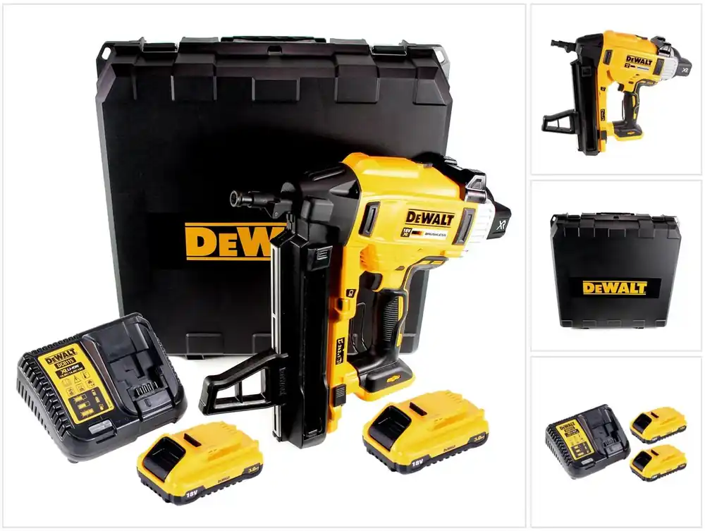 DeWalt DCN 890 L2 Akku Nagler 18 V Li-Ion Brushless im Koffer + 2 x 3,0 Ah Akku + Ladegerät Begrenztes Angebot