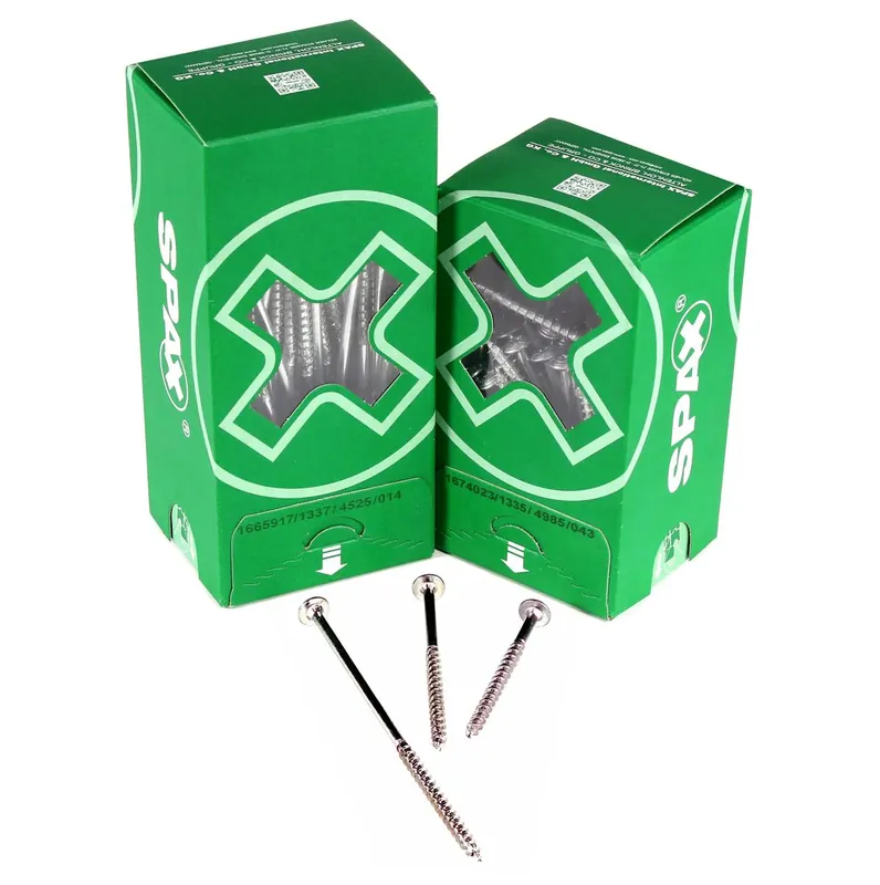 Mega-Angebot SPAX HI.FORCE Tellerkopfschraube 6,0 x 140 mm 500 Stk. ( 5x 0251010601405 ) Teilgewinde Torx T-STAR plus T30 4CUT WIROX