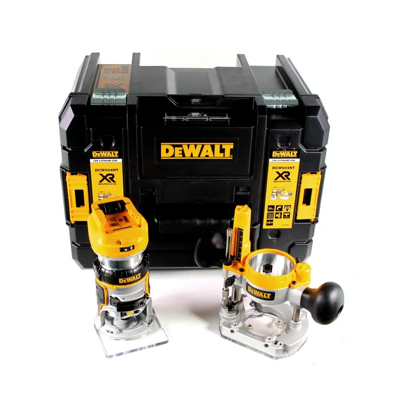 Super-Preis DeWalt DCW 604 NT Akku Kombifräse 18 V 55 mm + TSTAK - ohne Akku und Ladegerät