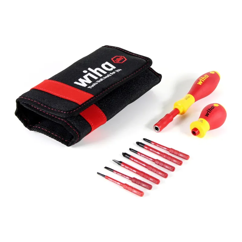 Schnäppchen Wiha slimVario Schraubendreher und Bit Starter Set ( 2831 T902 41233 ) in Tasche VDE 1000 Volt