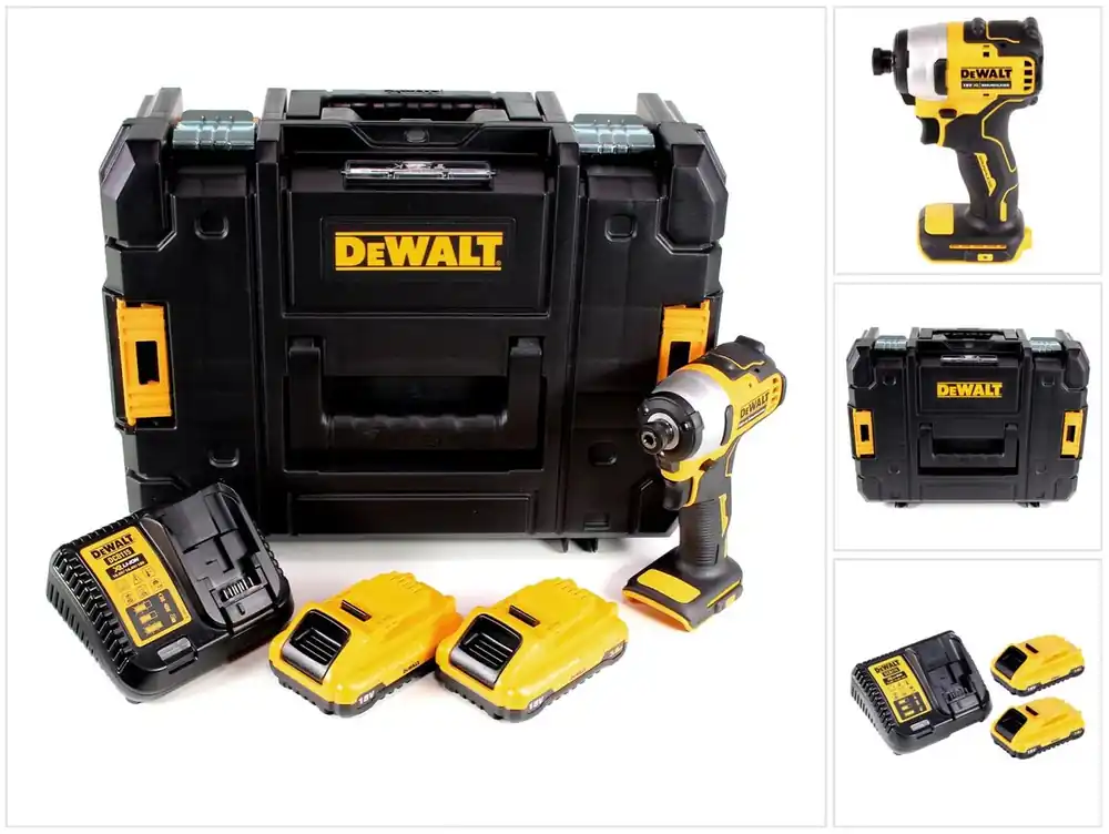 DeWalt DCF 809 L2T Akku Schlagschrauber 18 V Brushless Li-Ion in T-STAK Box + 2 x 3,0 Ah Akku + Ladegerät Geprüft