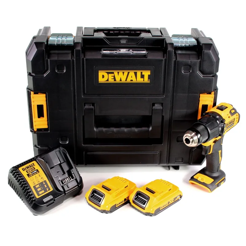 DeWalt DCD 709 D2T Akku Schlagbohrschrauber 18V 65Nm + 2x Akkus 2,0Ah + Ladegerät in TSTAK Box Top-Seller
