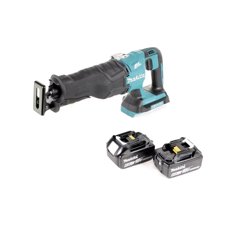 Makita DJR 360 G Akku Reciprosäge 36V ( 2x18V ) Brushless Säbelsäge + 2x 6,0 Ah Akku - ohne Ladegerät Heißes Angebot