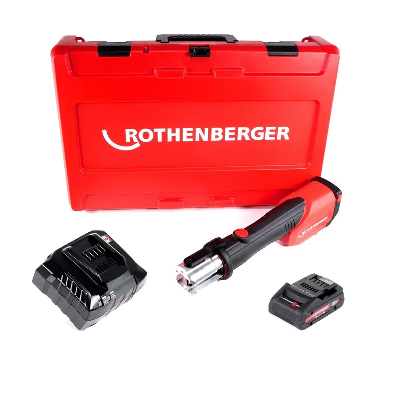Online Kaufen Rothenberger ROMAX 4000 CAS Akku Pressmaschine 18 V 34 kN + 1x Akku 4,0 Ah + Ladegerät + Koffer