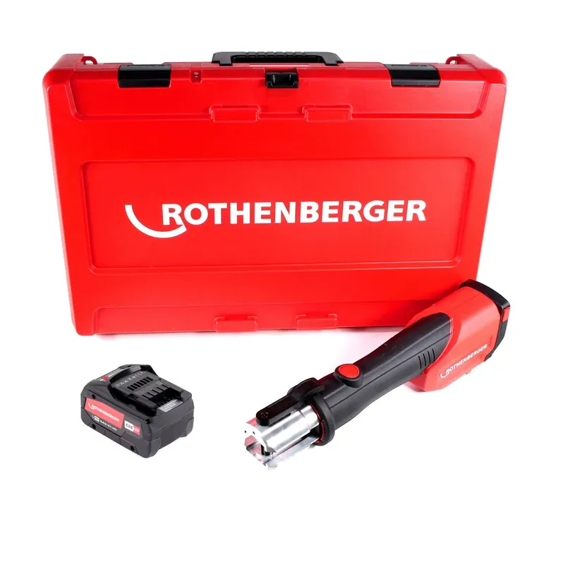Rothenberger ROMAX 4000 CAS Akku Pressmaschine 18 V 34 kN + 1x Akku 8,0 Ah + Koffer - ohne Ladegerät Neue Ware