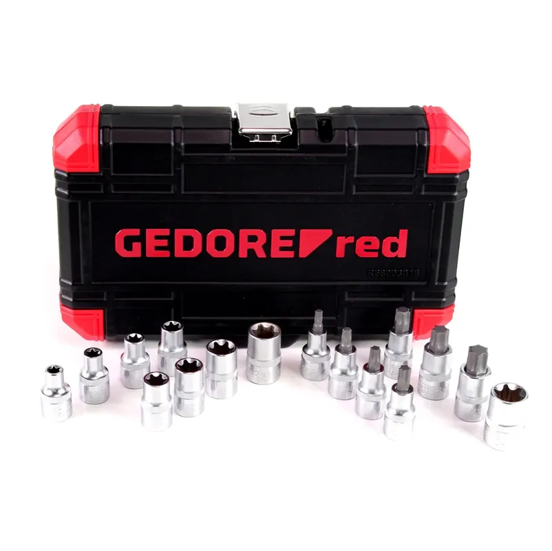 Solange Der Vorrat Reicht Gedore red Steckschlüssel Satz 1/2 TX E10-24T30-70 16tlg ( R68003016 ) im Kunststoffkoffer