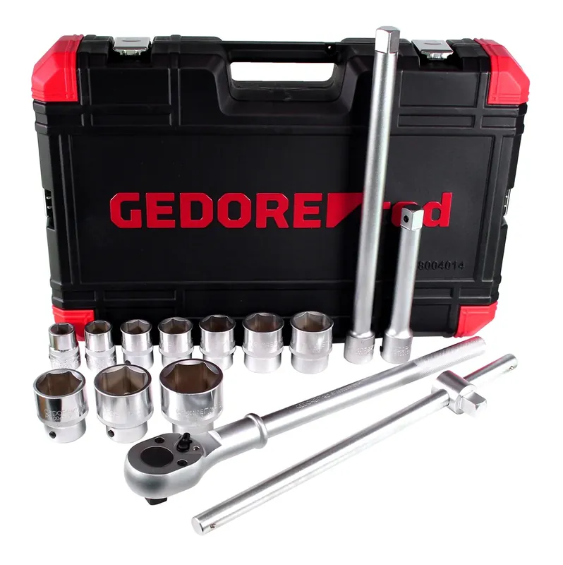 Mega-Angebot Gedore red Steckschlüssel-Satz 3/4" SW22-50mm 14tlg ( R78004014 ) im Transportkoffer