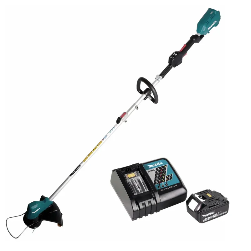 Zertifiziert Makita DUR 188 LRG1 Akku Rasentrimmer 18V 250/300mm Brushless + 1x Akku 6,0Ah + Ladegerät