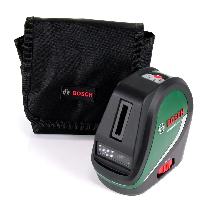 Preisknaller Bosch Universal Level 3 Kreuzlinienlaser selbstnivellierend rot 10 m ( 0603663900 )