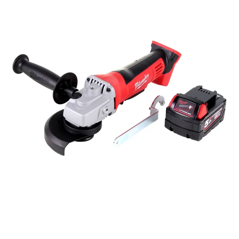 Kracherpreis Milwaukee HD18 AG-125-501 Akku Winkelschleifer 18V 125mm ( 4933441502 ) + 1x Akku 5,0Ah - ohne Ladegerät