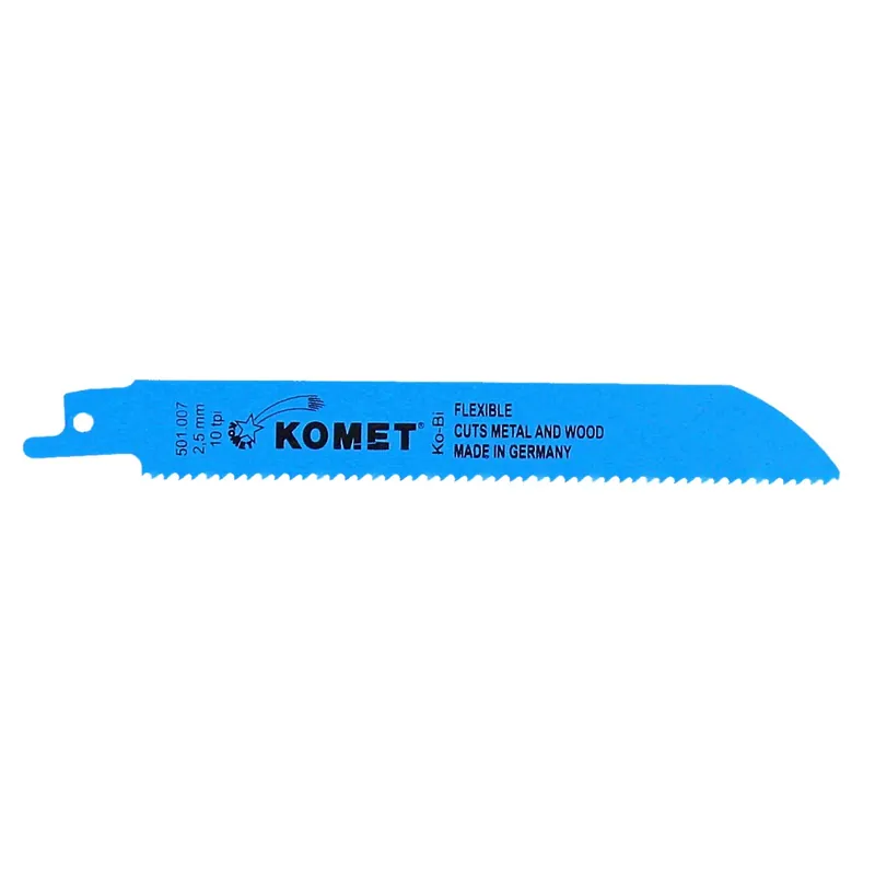 Komet Säbelsägeblatt METAL AND WOOD 150mm 10tpi 25 Stk. ( 5x 501.007 ) HSS-Bi-Metall Markenware