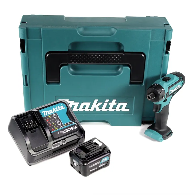 Mega-Angebot Makita DF 031 DSM1J Akku Bohrschrauber 10,8V 30Nm im Makpac + 1x 4,0 Ah Akku + Ladegerät