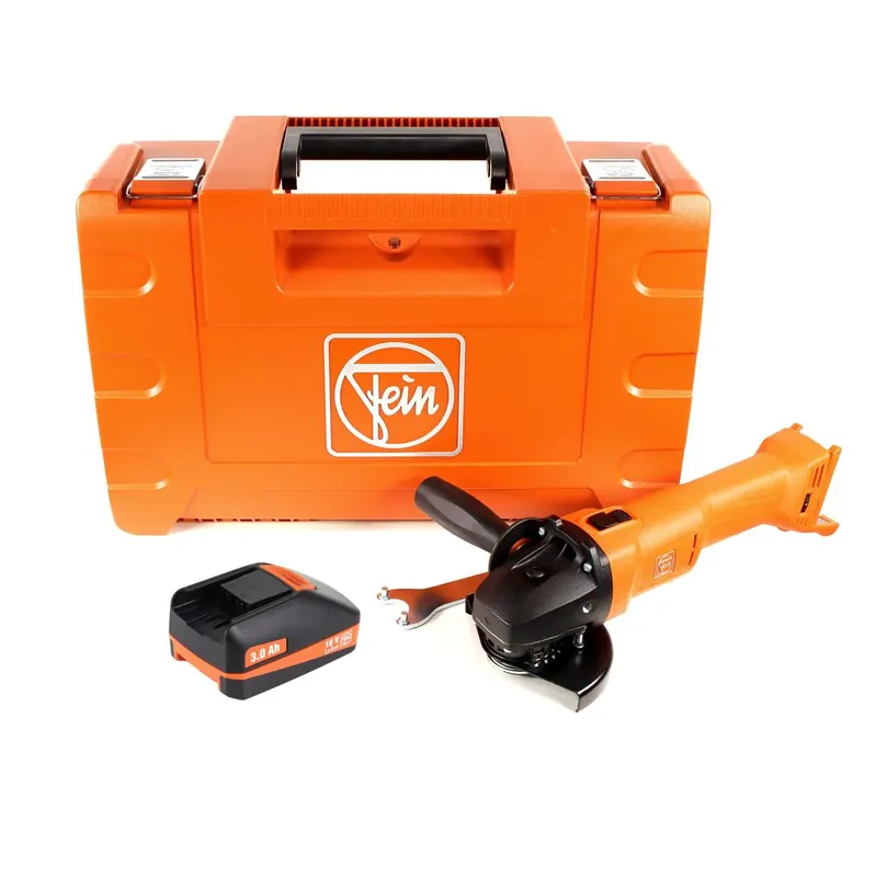 FEIN CCG 18-125 BL Akku Winkelschleifer 18V 125mm ( 71200262000 ) Set im Koffer mit 3,0 Ah Akku - ohne Lader Direkt Vom Hersteller