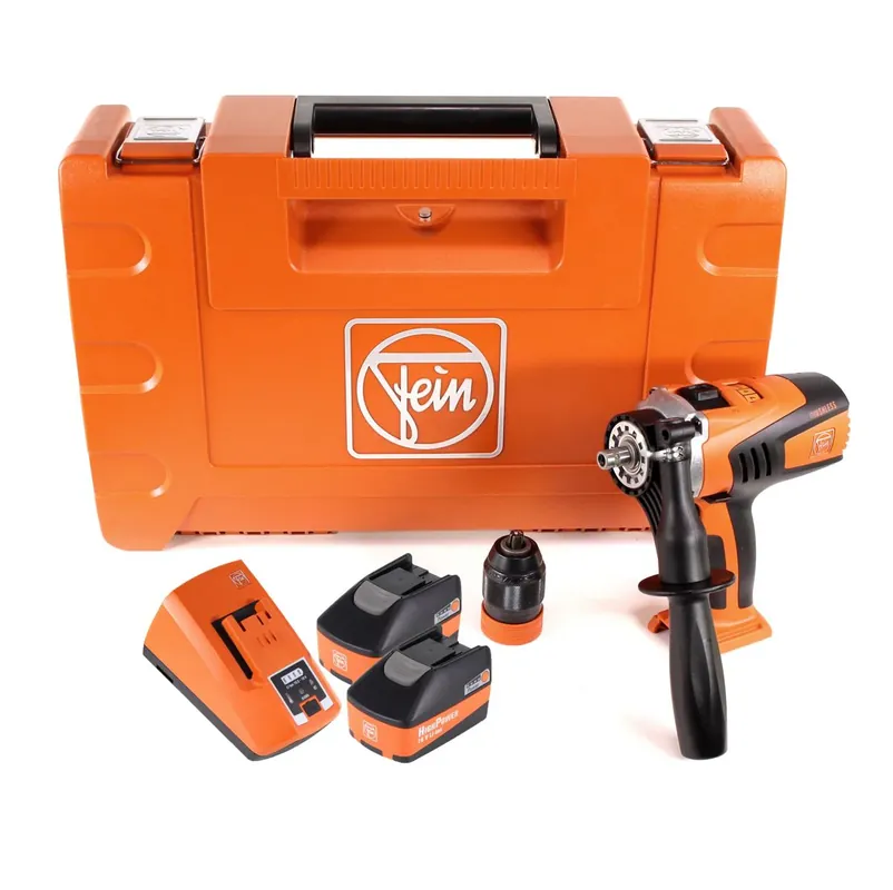 Sofort Bestellen FEIN ASCM 18 QM Akku Bohrschrauber 4-Gang 18V 90Nm ( 71161164000 ) Set im Koffer mit 2x 5,2 Ah High Power Akku und Lader