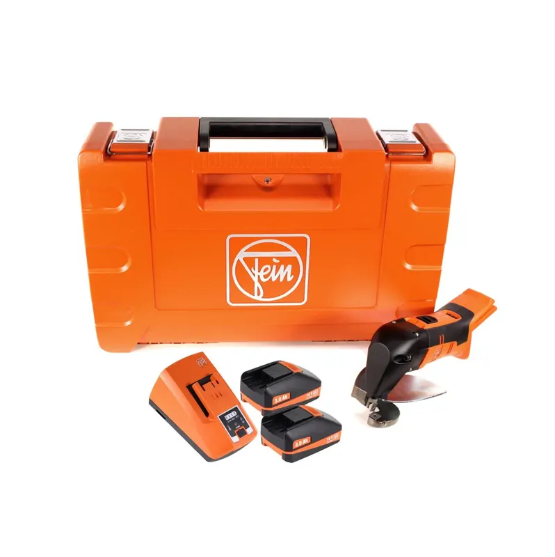 FEIN ABLS 18 1.6 E Akku Blechschere bis 1,6 mm 18V ( 71300461000 ) Set im Koffer mit 2x 3,0 Ah Akku und Lader Bestpreis