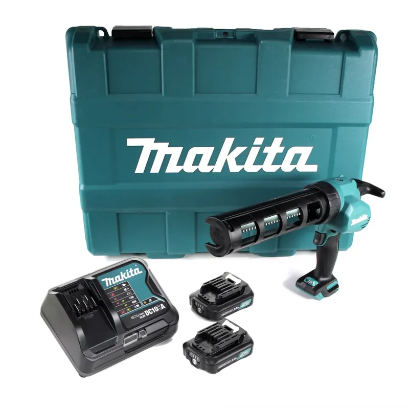 Makita CG 100 DSAAK Akku Kartuschenpistole 10,8V für 310ml Kartuschen im Koffer + 2x 2,0Ah Akku + Ladegerät Geprüft