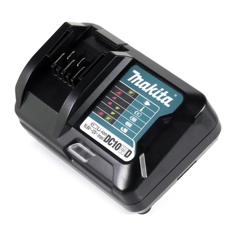 Makita DC 10 WD Ladegerät für 10,8 - 12V Li-Ion Akkus ( 197343-0 ) Knallerangebot