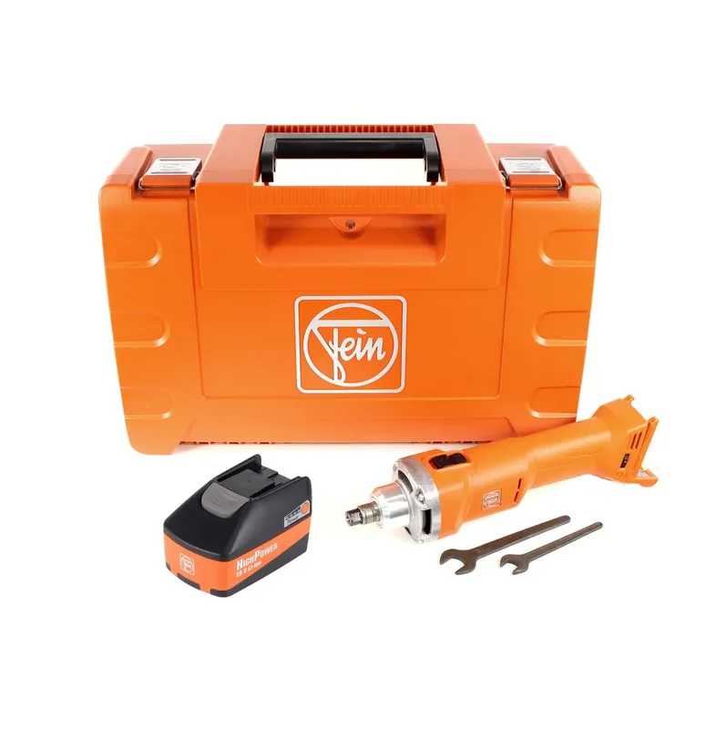 Mega-Angebot FEIN AGSZ 18-280 BL Akku Geradschleifer 18V ( 71230162000 ) Set im Koffer mit 5,2 Ah High Power Akku - ohne Lader