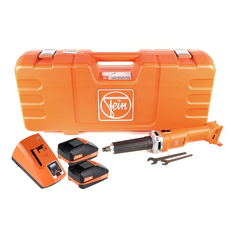 Sonderaktion FEIN AGSZ 18-280 LBL Akku Geradschleifer 18V ( 71230262000 ) Set im Koffer mit 2x 3,0 Ah Akku und Lader
