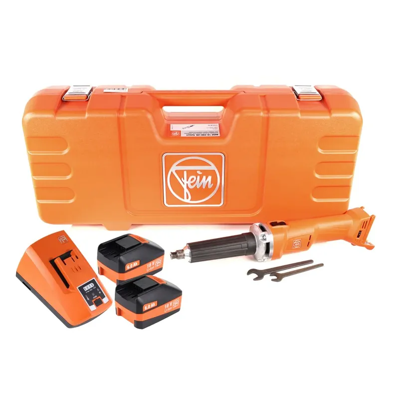 FEIN AGSZ 18-280 LBL Akku Geradschleifer 18V ( 71230262000 ) Set im Koffer mit 2x 6,0 Ah Akku und Lader Super-Preis
