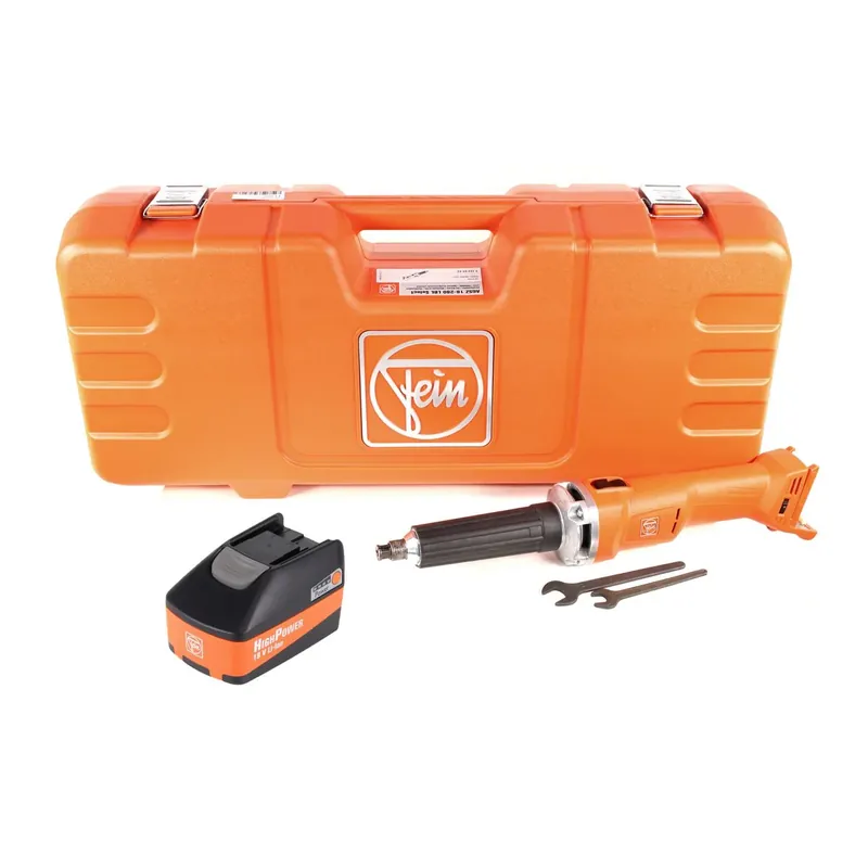 Meistverkauft FEIN AGSZ 18-280 LBL Akku Geradschleifer 18V ( 71230262000 ) Set im Koffer mit 5,2 Ah High Power Akku - ohne Lader