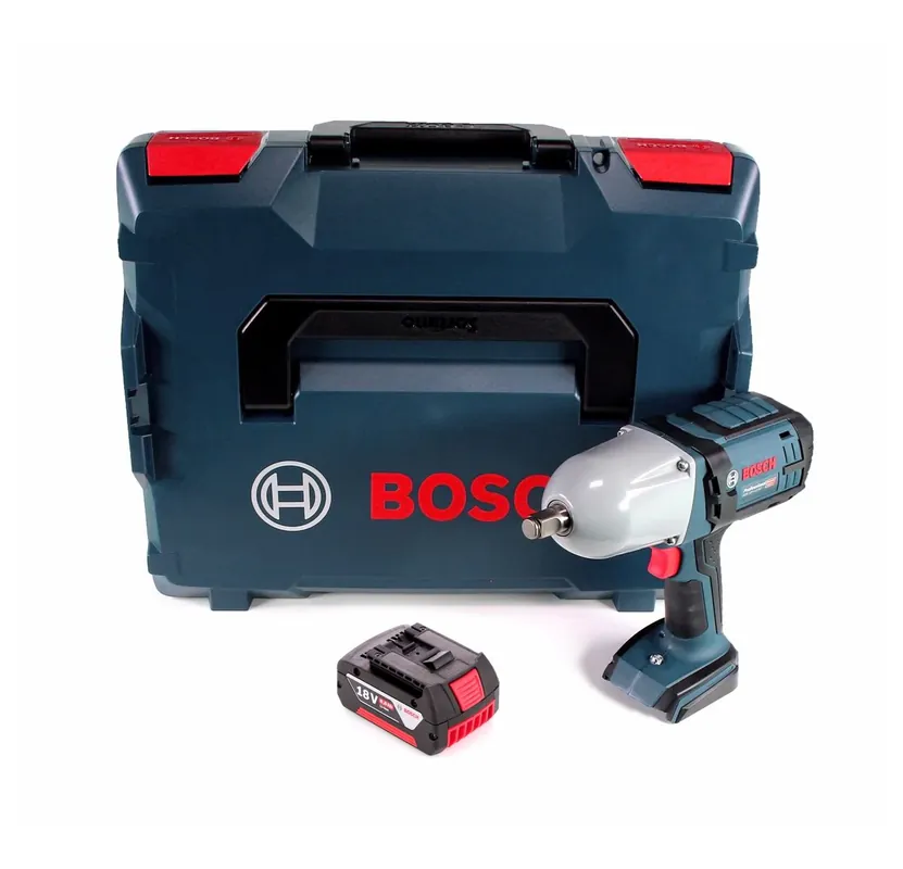 Bosch GDS 18V-LI HT Akku Drehschlagschrauber 18V 650 Nm ( 06019B1302 ) mit 6,0 Ah Akku in L-Boxx - ohne Lader Sonderangebot