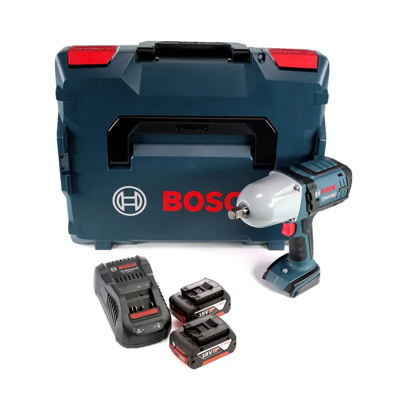 Bosch GDS 18V-LI HT Akku Drehschlagschrauber 18V 650 Nm ( 06019B1302 ) mit 2x 6,0 Ah Akku und Lader in L-Boxx Bestseller
