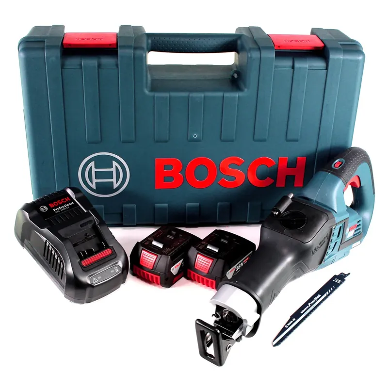 Super-Preis Bosch GSA 18V-32 Akku Reciprosäge 18V Säbelsäge Brushless im Handwerkerkoffer + 2x 5,0Ah Akku + Ladegerät