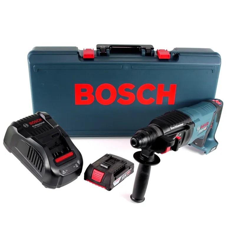 Bosch GBH 18V-26 D Akku Bohrhammer 18V 2,5J SDS-Plus im Handwerkerkoffer + 1x 2,0Ah Akku + Ladegerät Sale