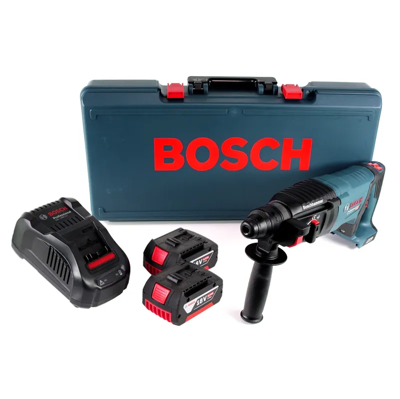 Günstig Bosch GBH 18V-26 D Akku Bohrhammer 18V 2,5J SDS-Plus im Handwerkerkoffer + 2x 6,0Ah Akku + Ladegerät