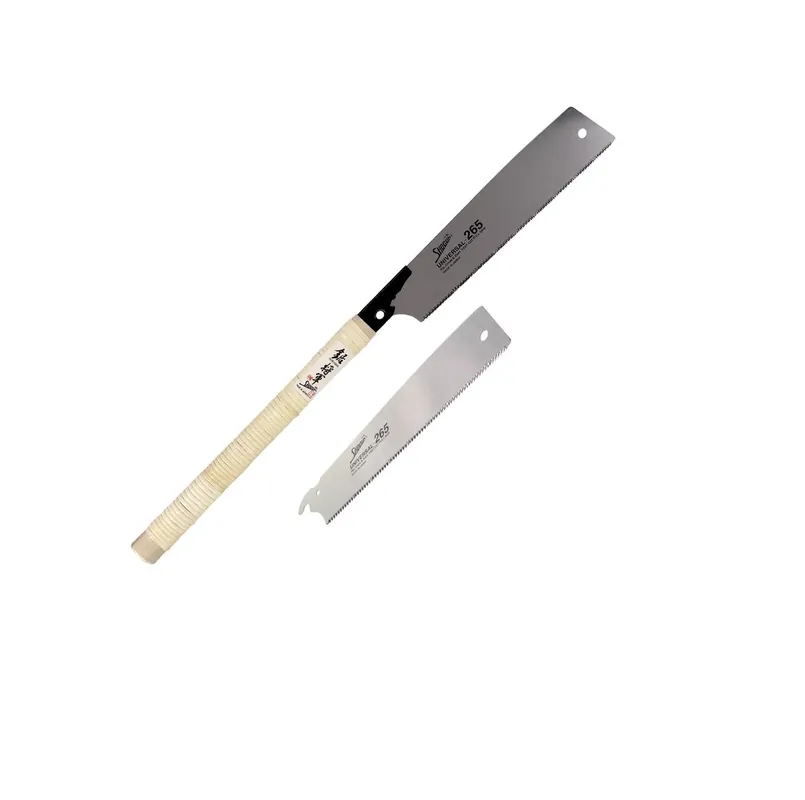 Shogun Japansäge Universal Holz Zugsäge langer Holzgriff ( OK-265RC ) Klinge 265 mm + Japan Holzsägeblatt Universal Impuls gehärtet - Made in Japan Top-Seller