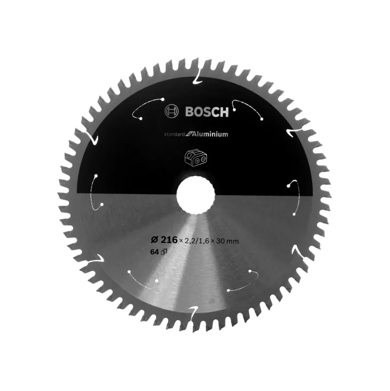 Bosch Kreissägeblatt Standard for Aluminium 216 x 1,6 x 30 mm 64 Zähne ( 2608837776 ) Neue Ware