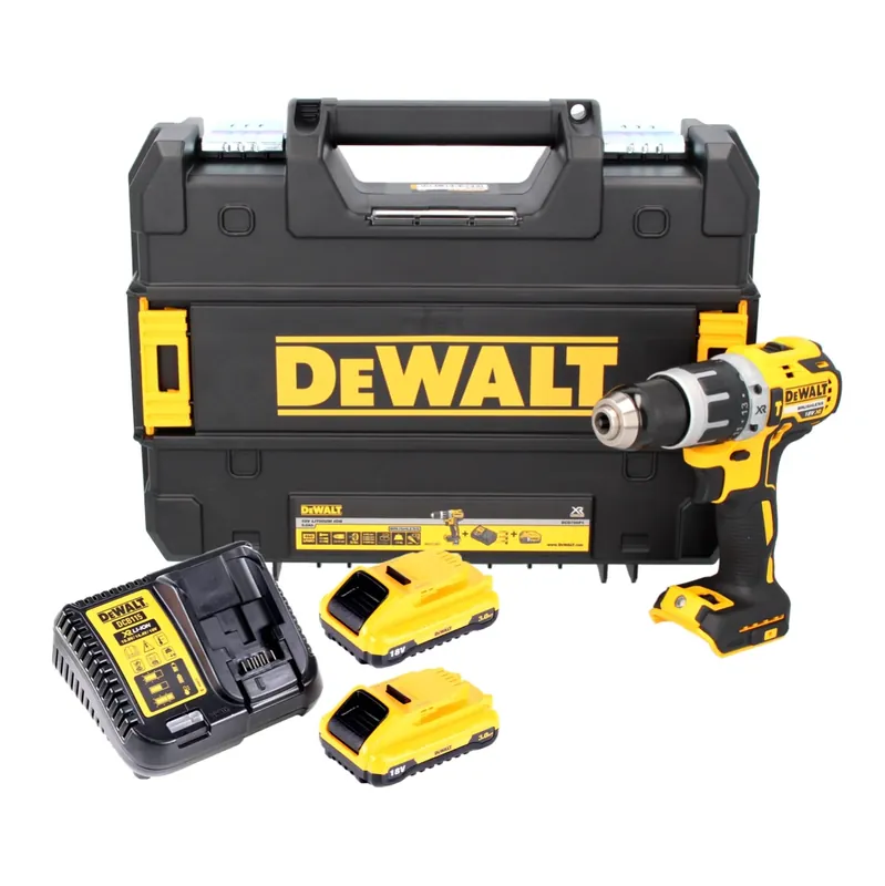 Direktkauf DeWalt DCD 796 L2 Akku Schlagbohrschrauber 18 V 70 Nm Brushless + 2x Akku 3,0 Ah + Ladegerät + TSTAK
