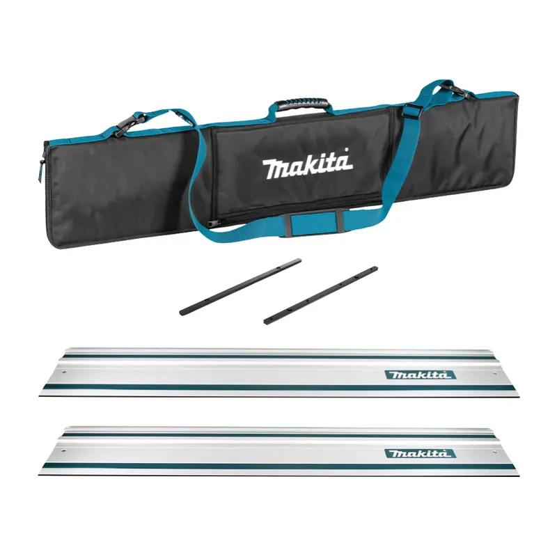 Knallerangebot Makita Führungsschiene für Sägen 1000 mm 2 Stk. ( 2x 199140-0 ) + 2x Führungsschienen Verbinder + Führungsschienen Tasche Tragbar