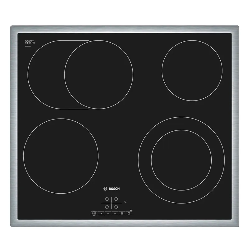 Sale Bosch PKN645B17 Elektro Kochfeld autark 60 cm Serie 4 Schwarz Touch Select Bedienung