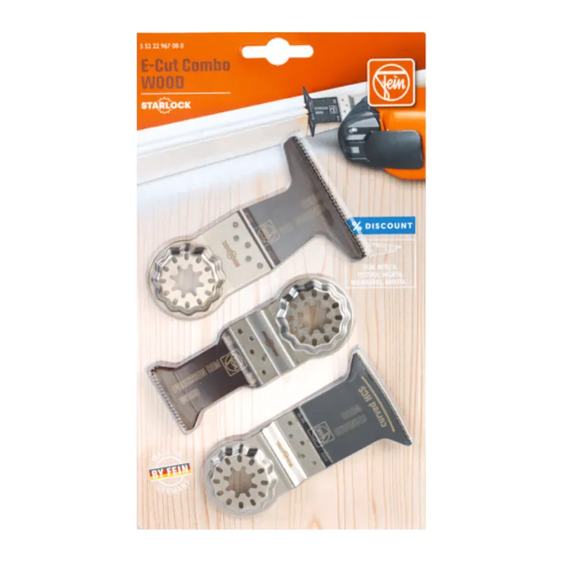 Schneller Versand Fein E-Cut Combo Starlock Wood Sägeblatt Set 3 tlg. ( 35222967080 )